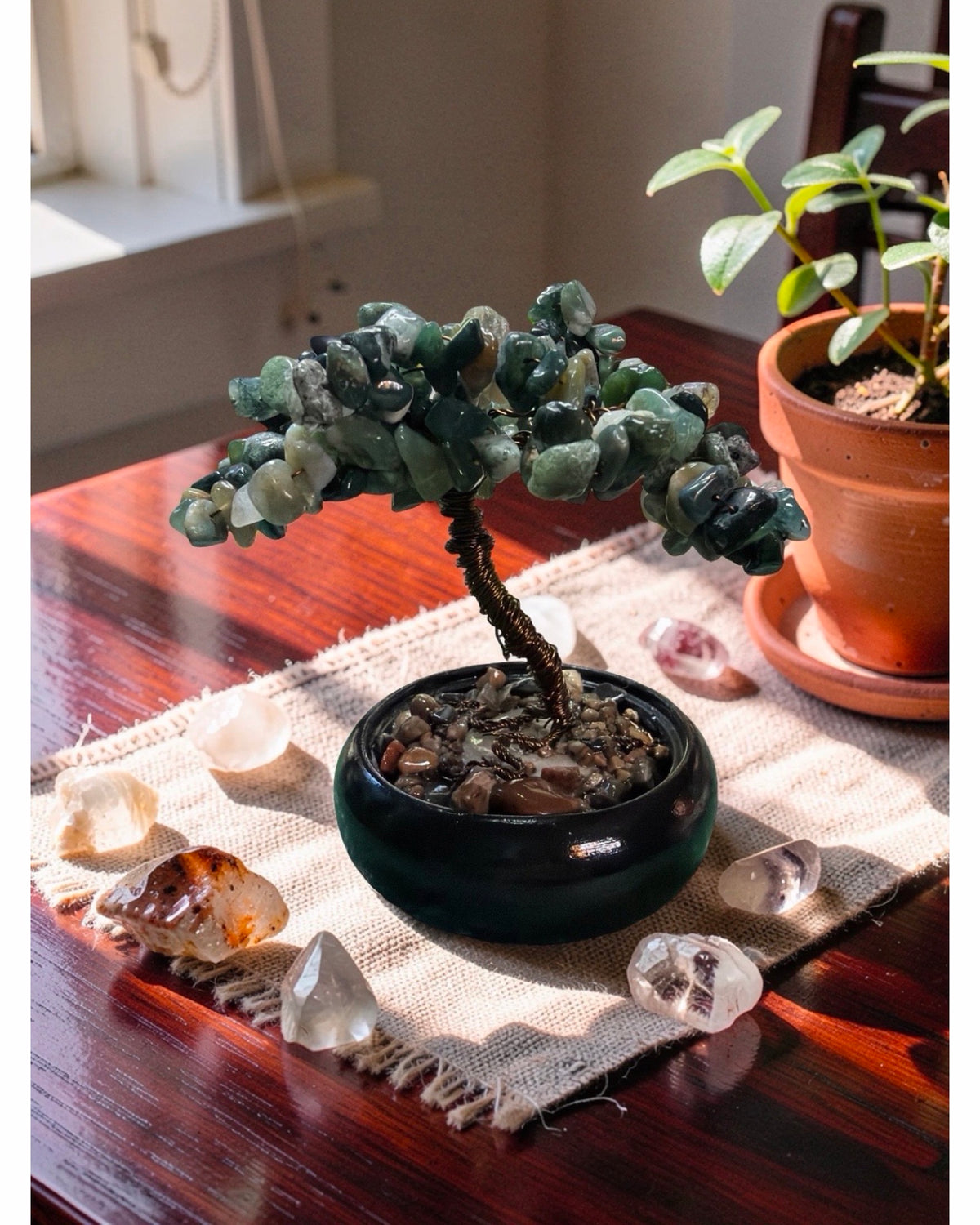 MOSS AGATE TREE •tranquility •wealth •self-esteem