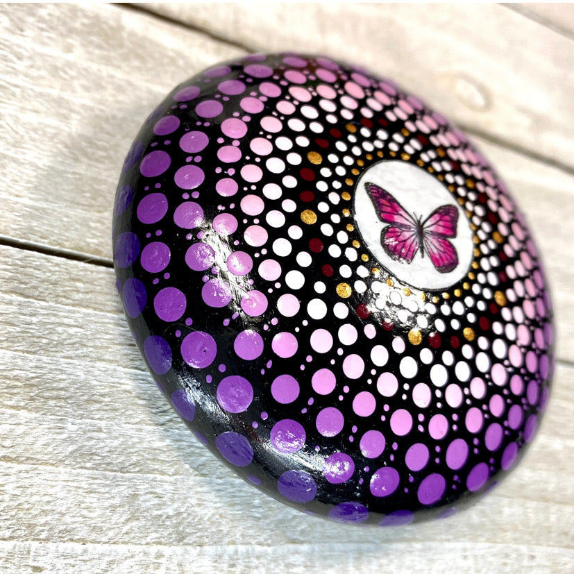 Purple Butterly Mandala