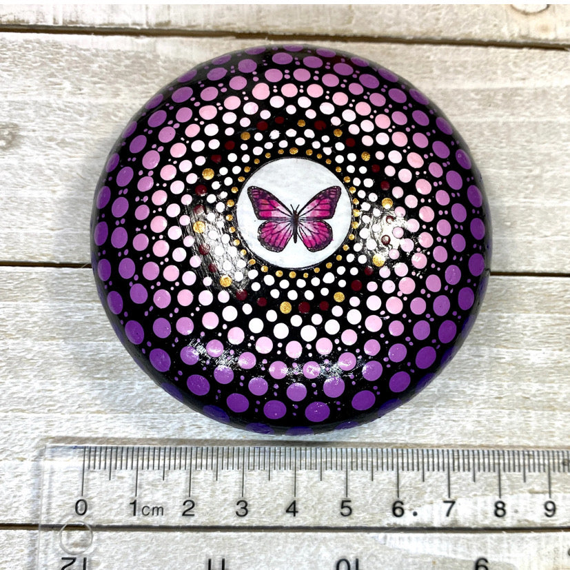 Purple Butterly Mandala