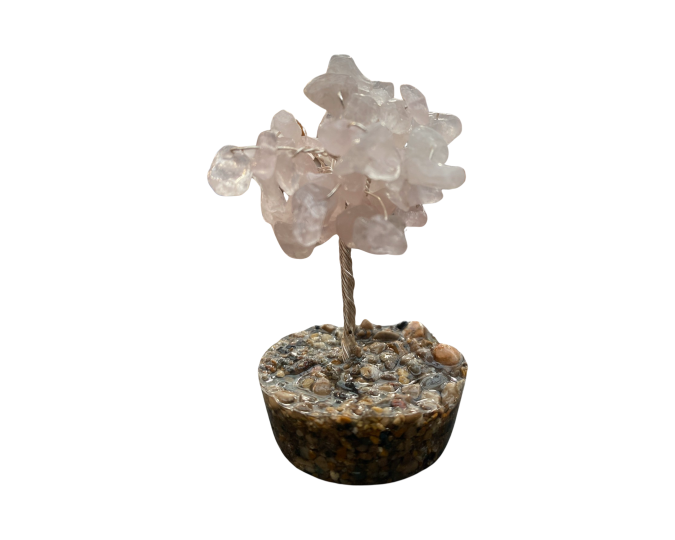 Mini Rose Quartz Tree