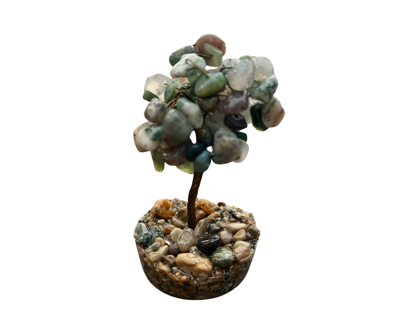 Mini Moss Agate Tree