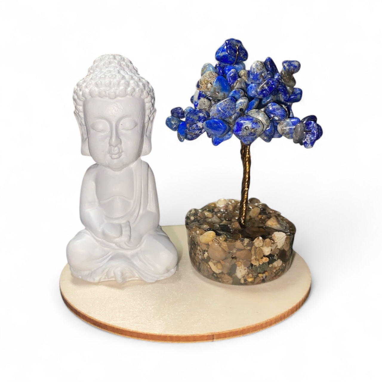 LAPIS LAZULI BUDDHA SET *Power *Wisdom *Protection