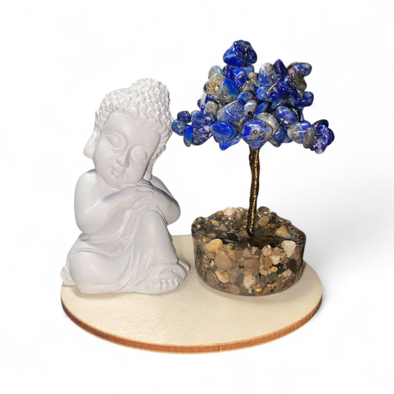 LAPIS LAZULI BUDDHA SET *Power *Wisdom *Protection