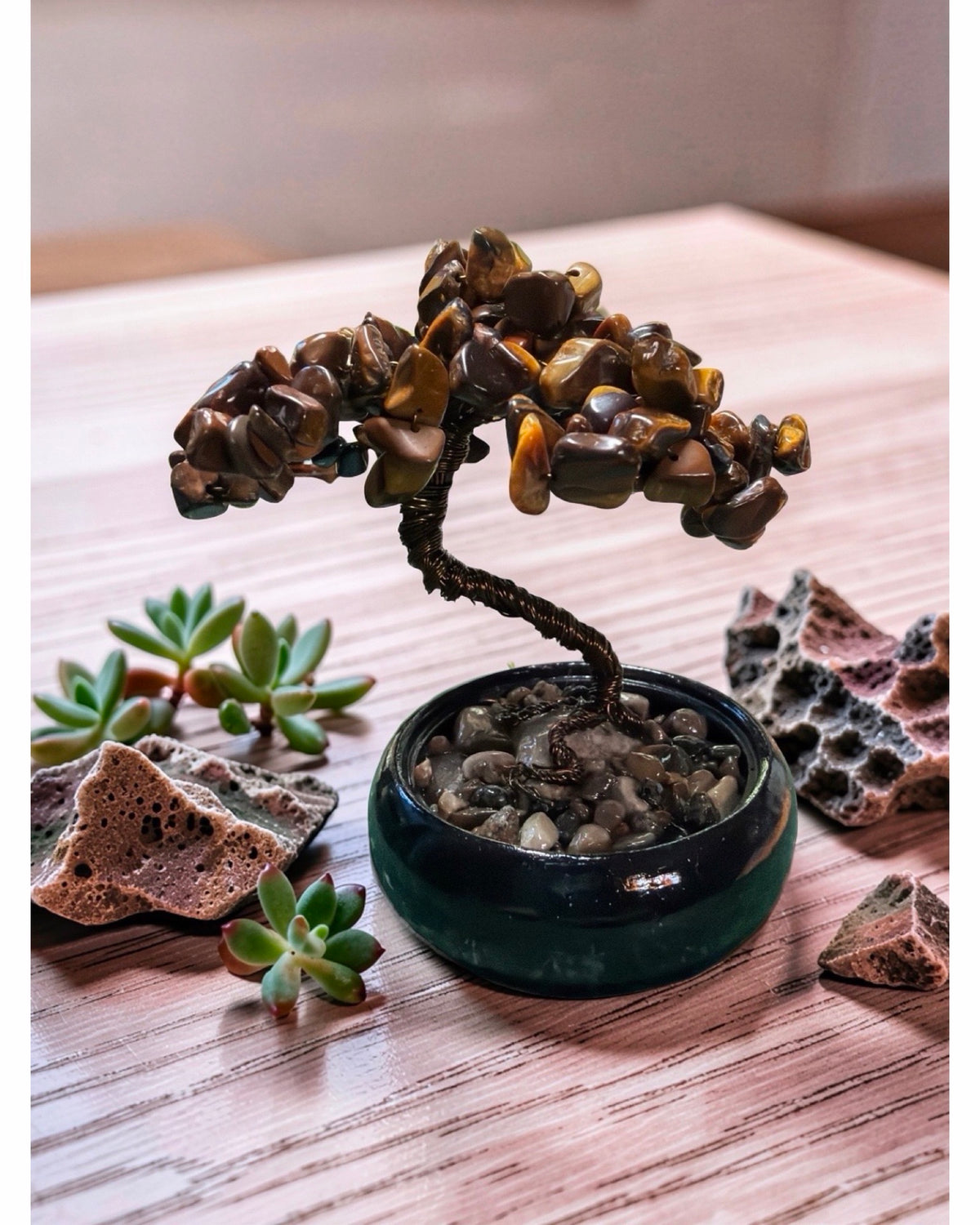 TIGER’S EYE TREE •protection •success •healing