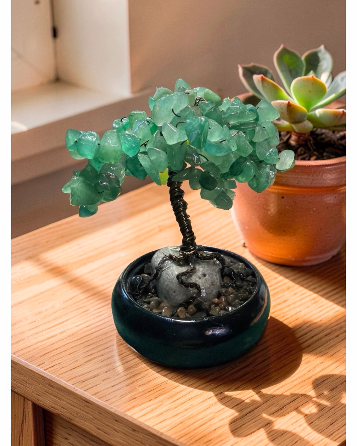 GREEN AVENTURINE TREE •good luck  •abundance •courage