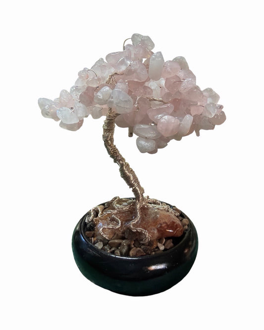 ROSE QUARTZ TREE •love •forgiveness •compassion