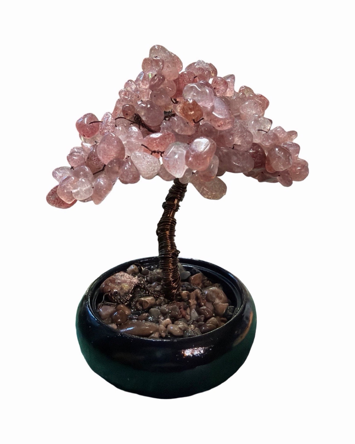 STRAWBERRY QUARTZ TREE •love •happiness •healing
