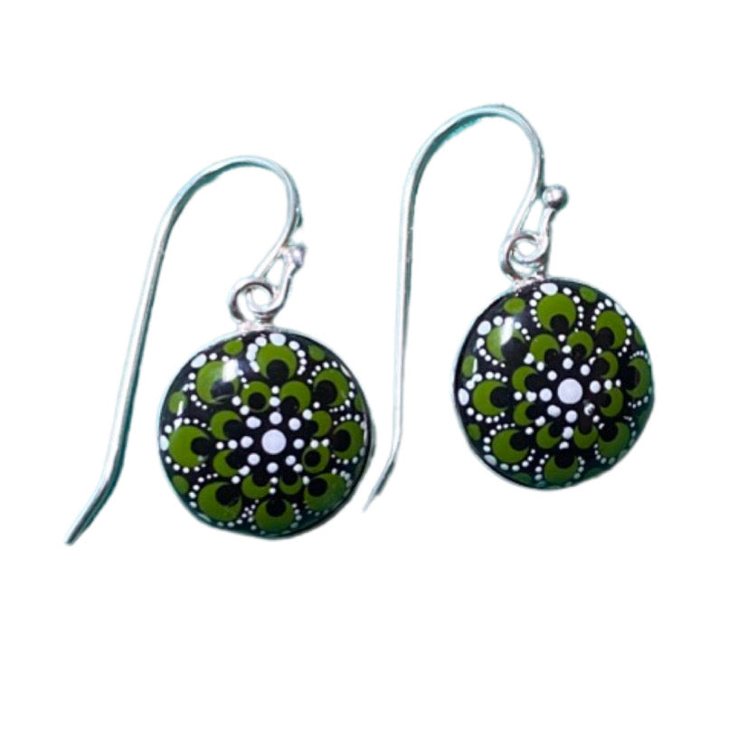 Green Earrings