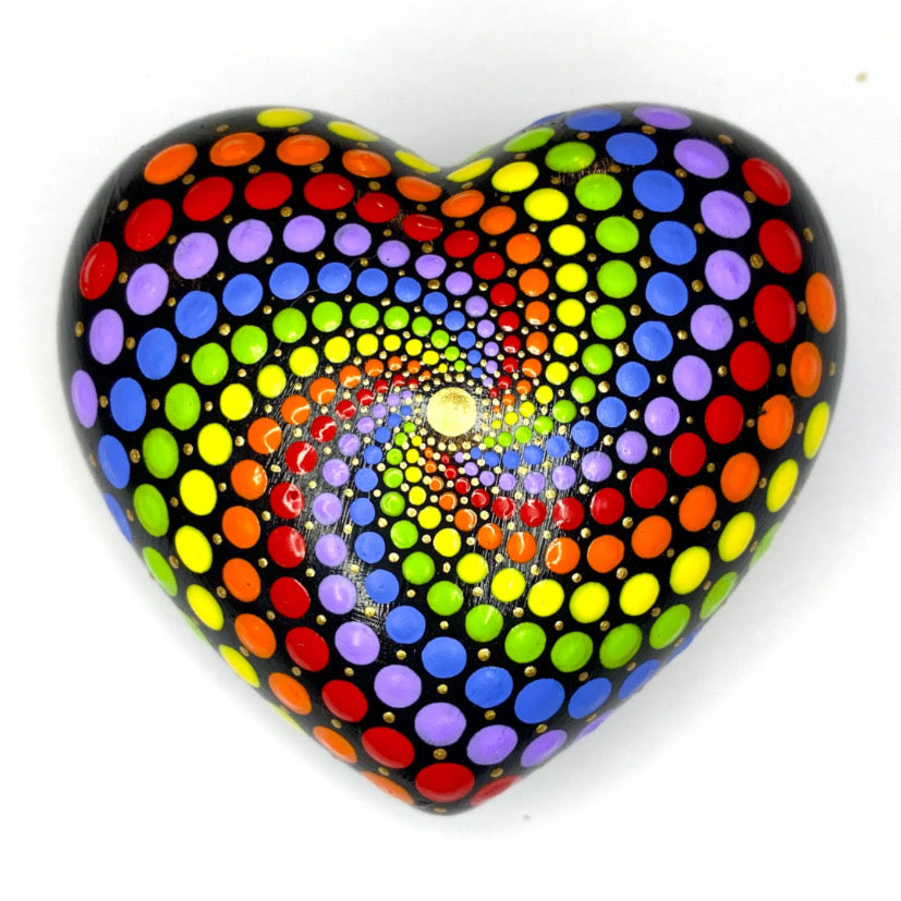 Large Rainbow Heart