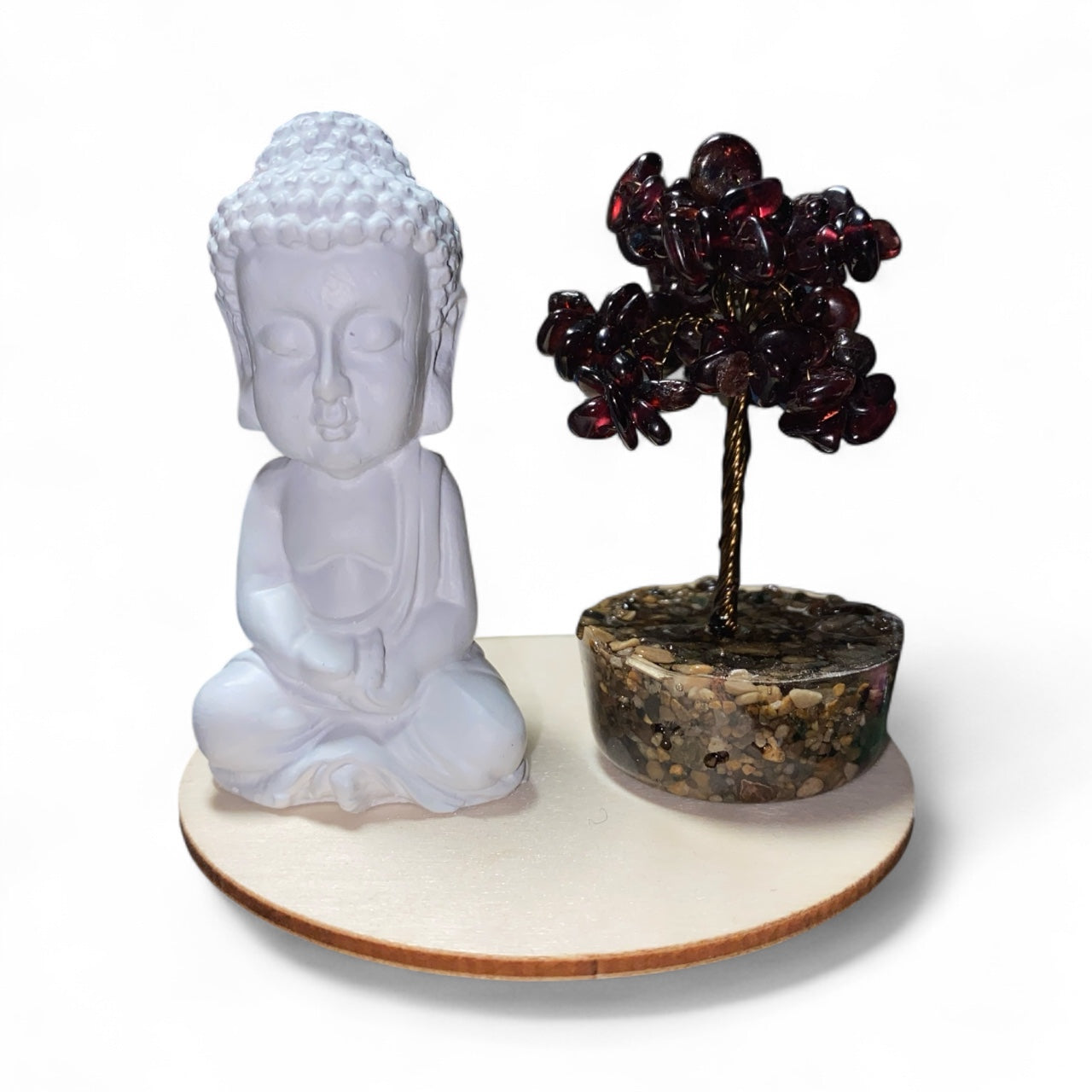 GARNET BUDDHA SET *Passion *Positivity *Success